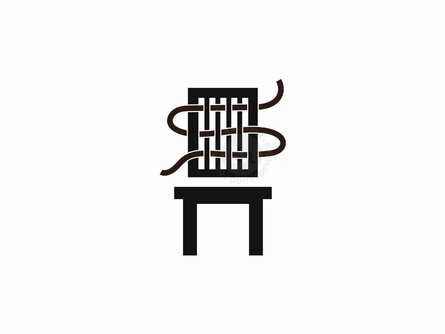 Letter S Artisan Chair Weave Logo