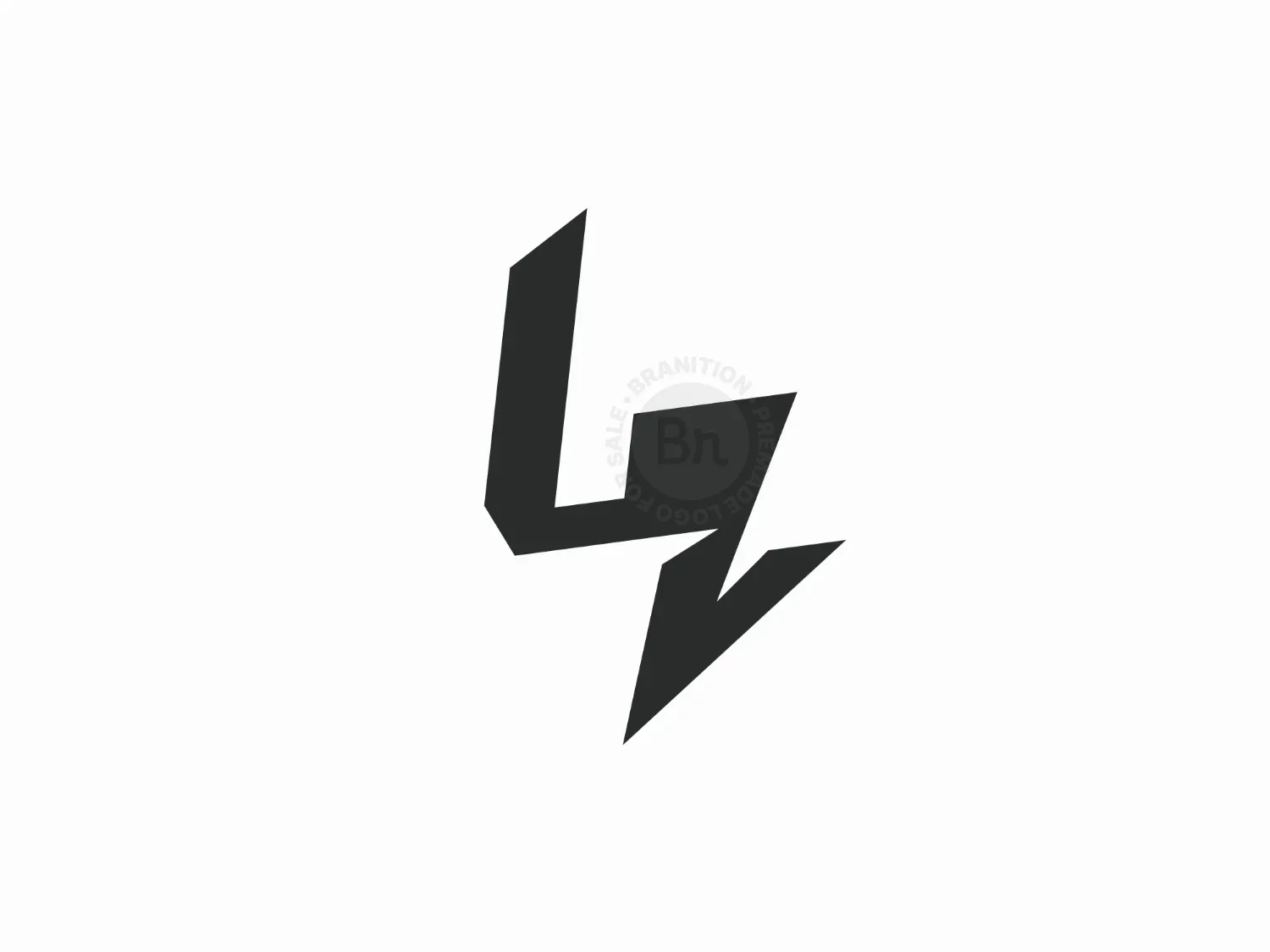 Letter L Lightbolt Logo