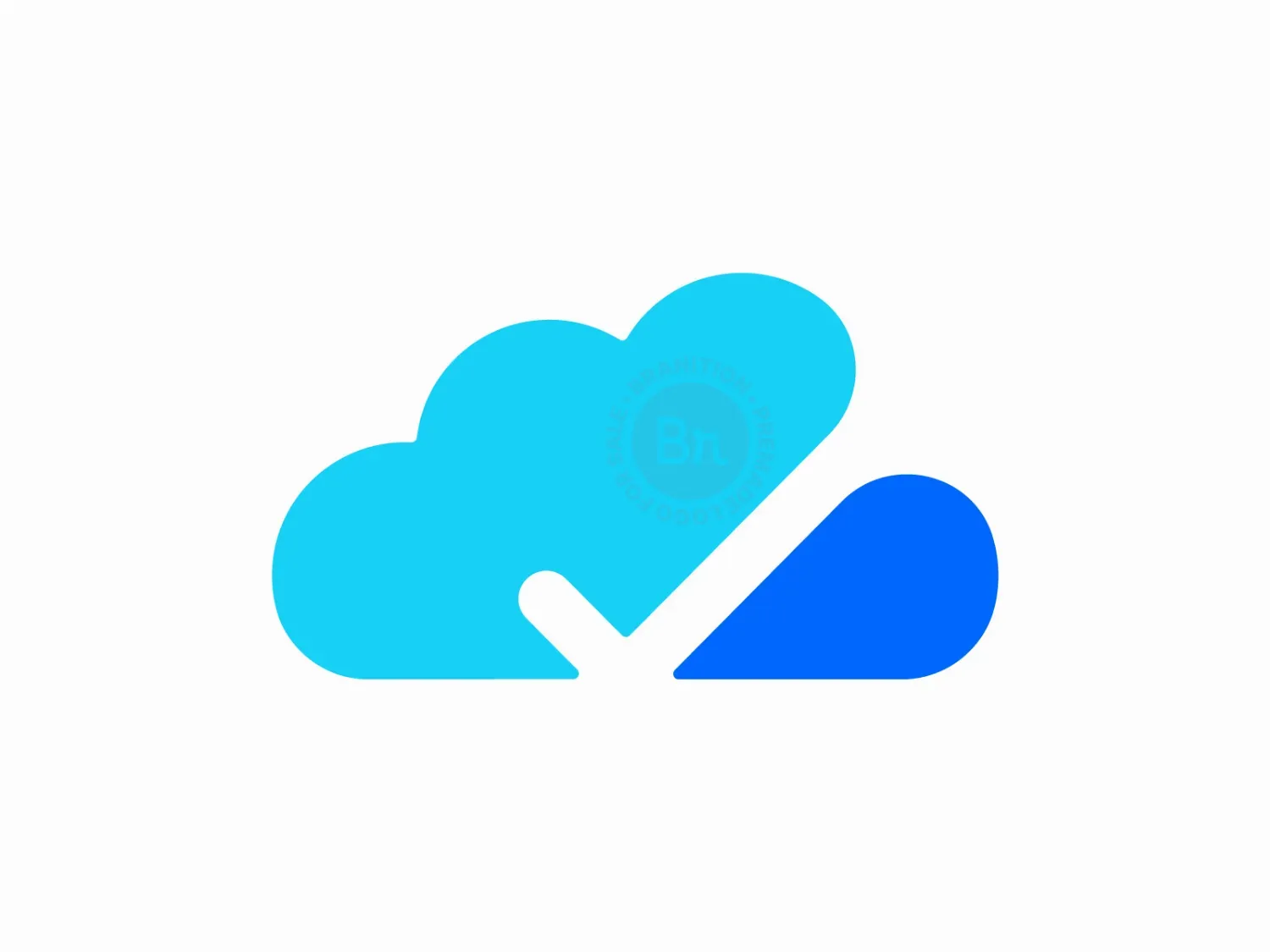Cloud & Checkmark Logo