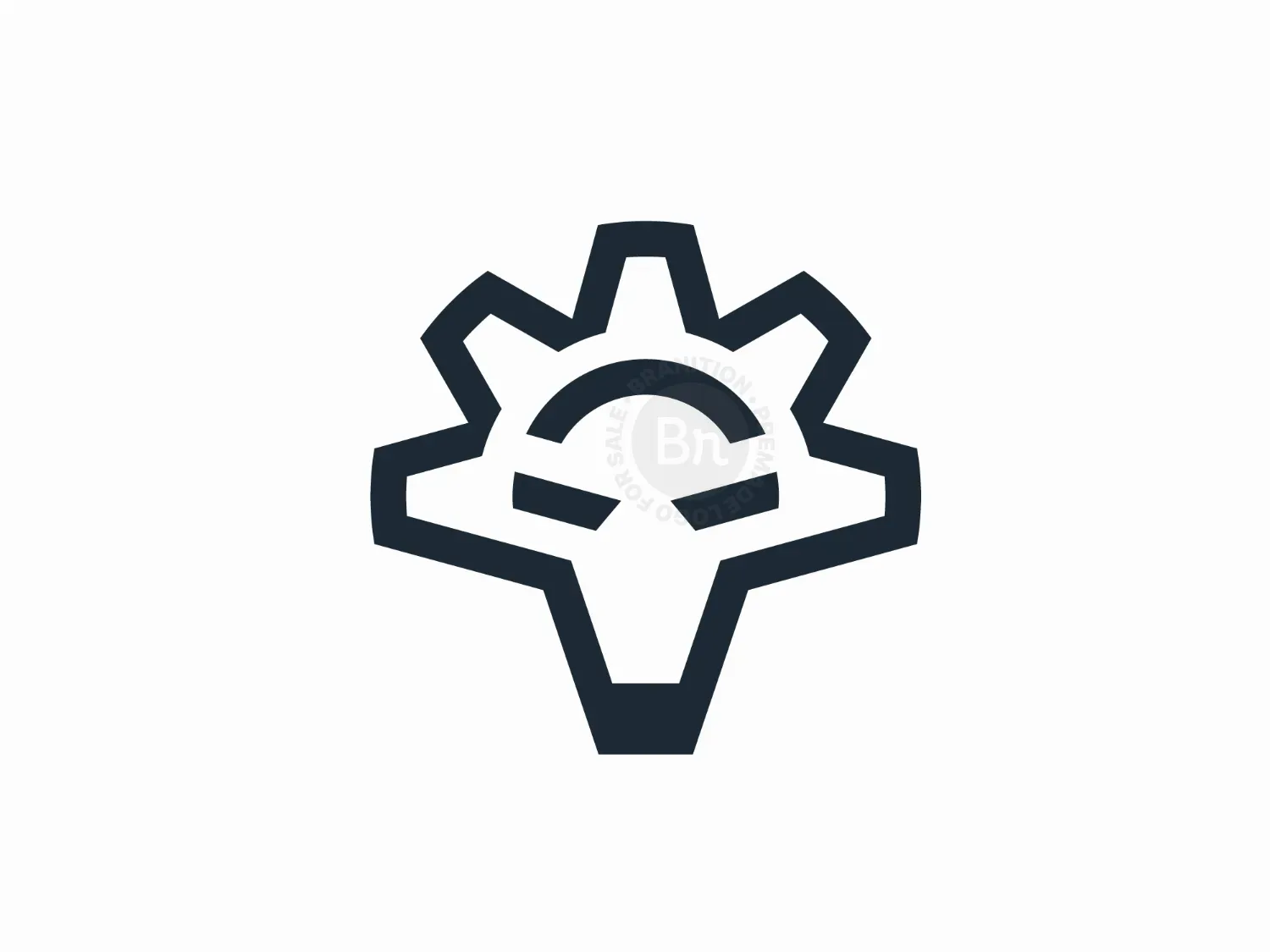 Wolf Gear Chain Logo