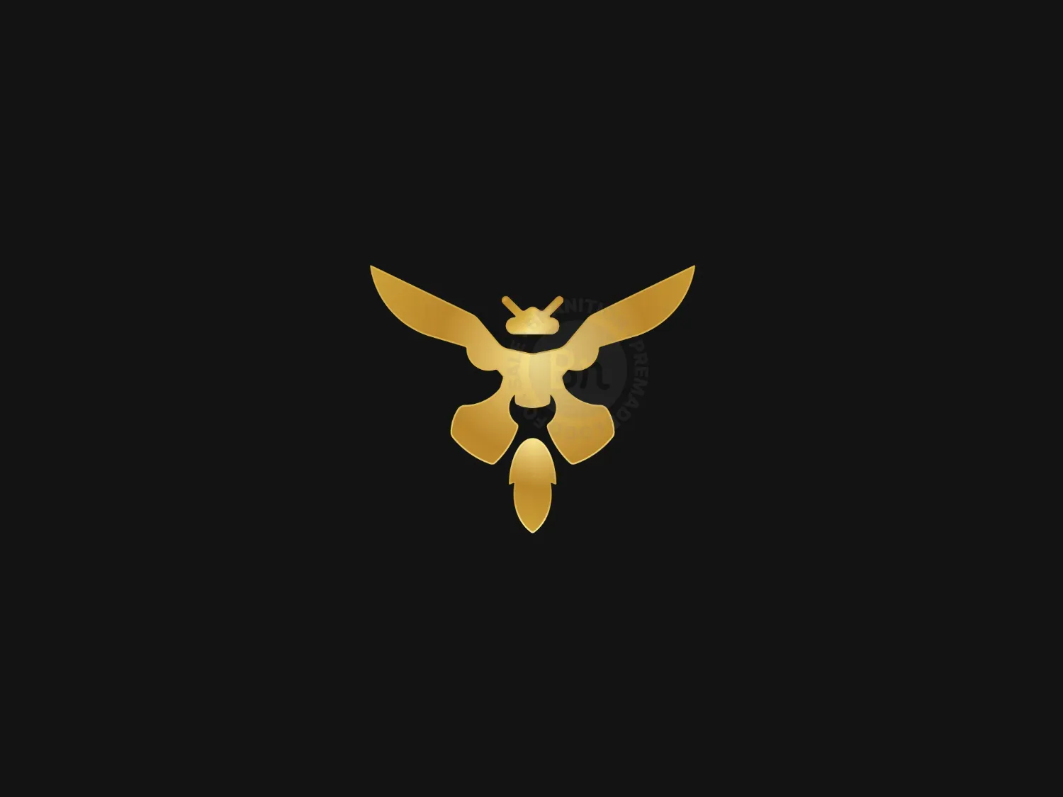 Regal Lion Bee Logo