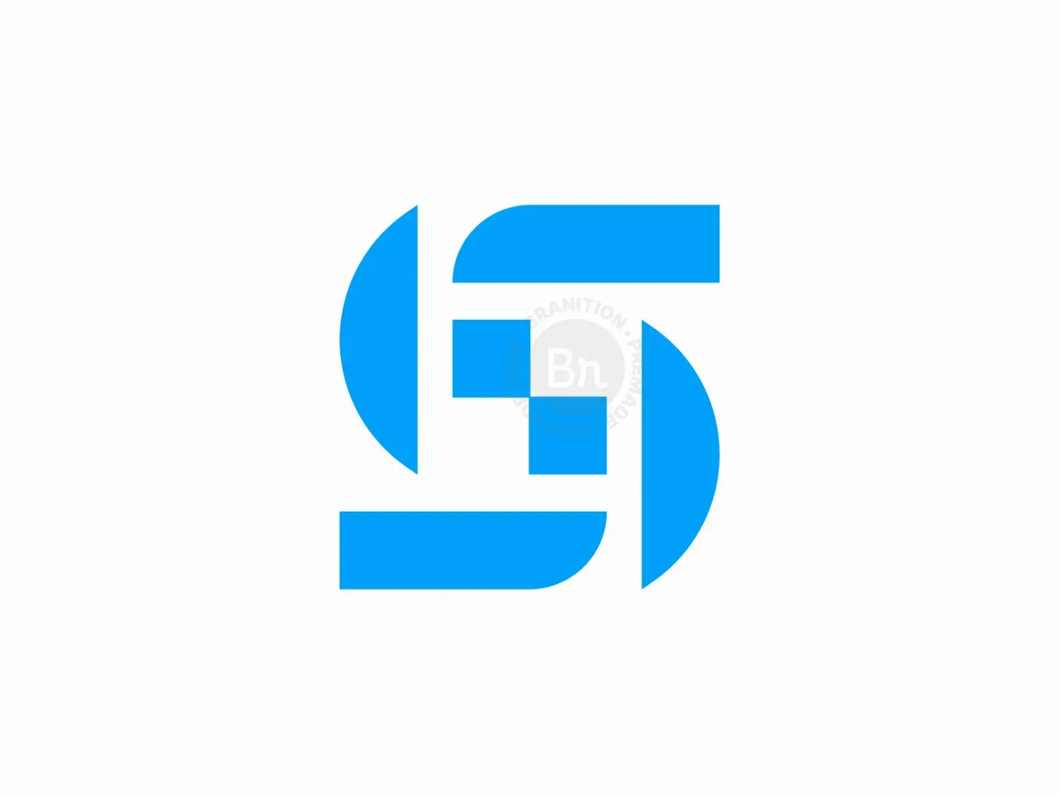 Tech-Inspired S Logo Design
