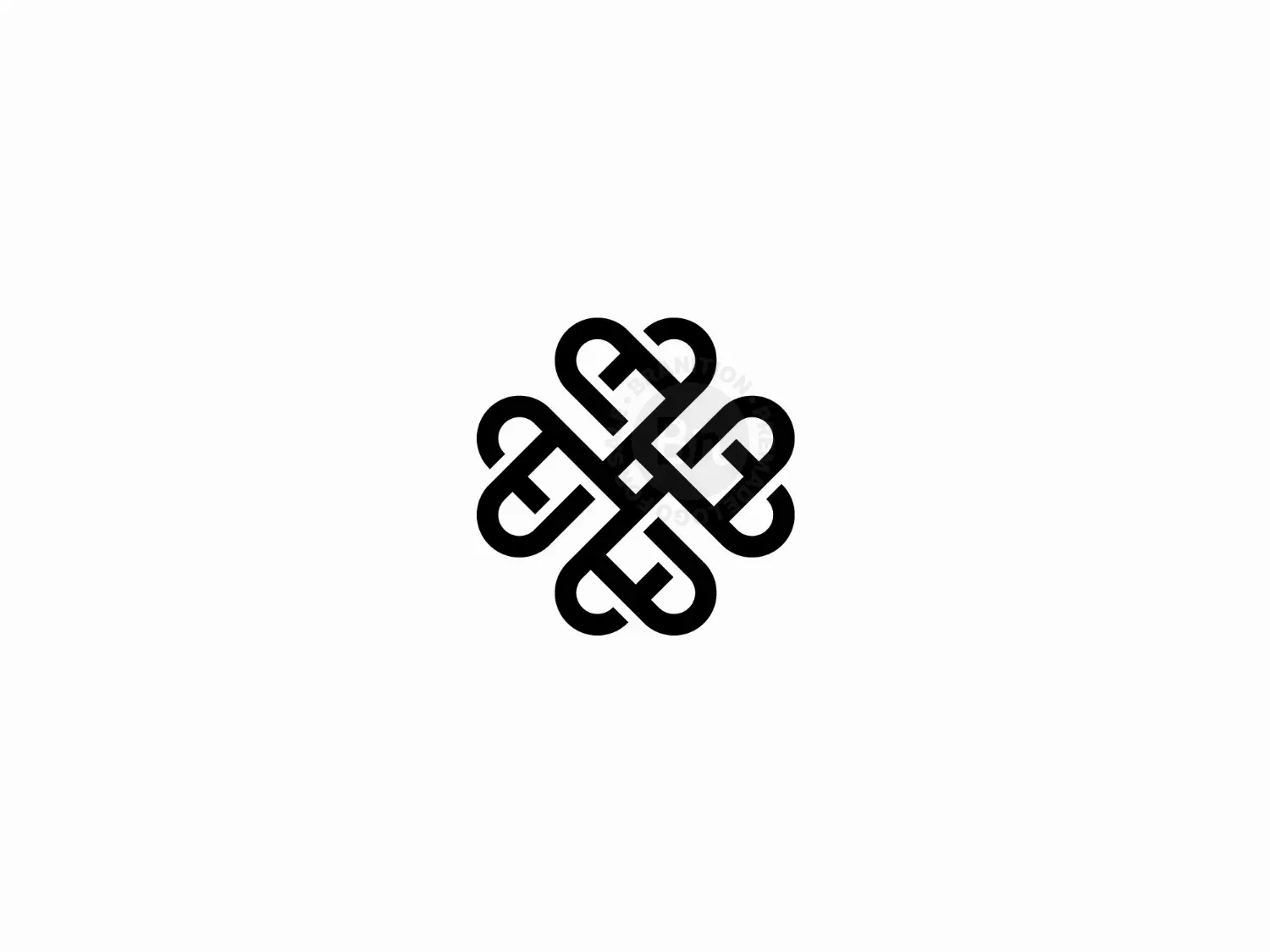 A Clover Monogram Logo