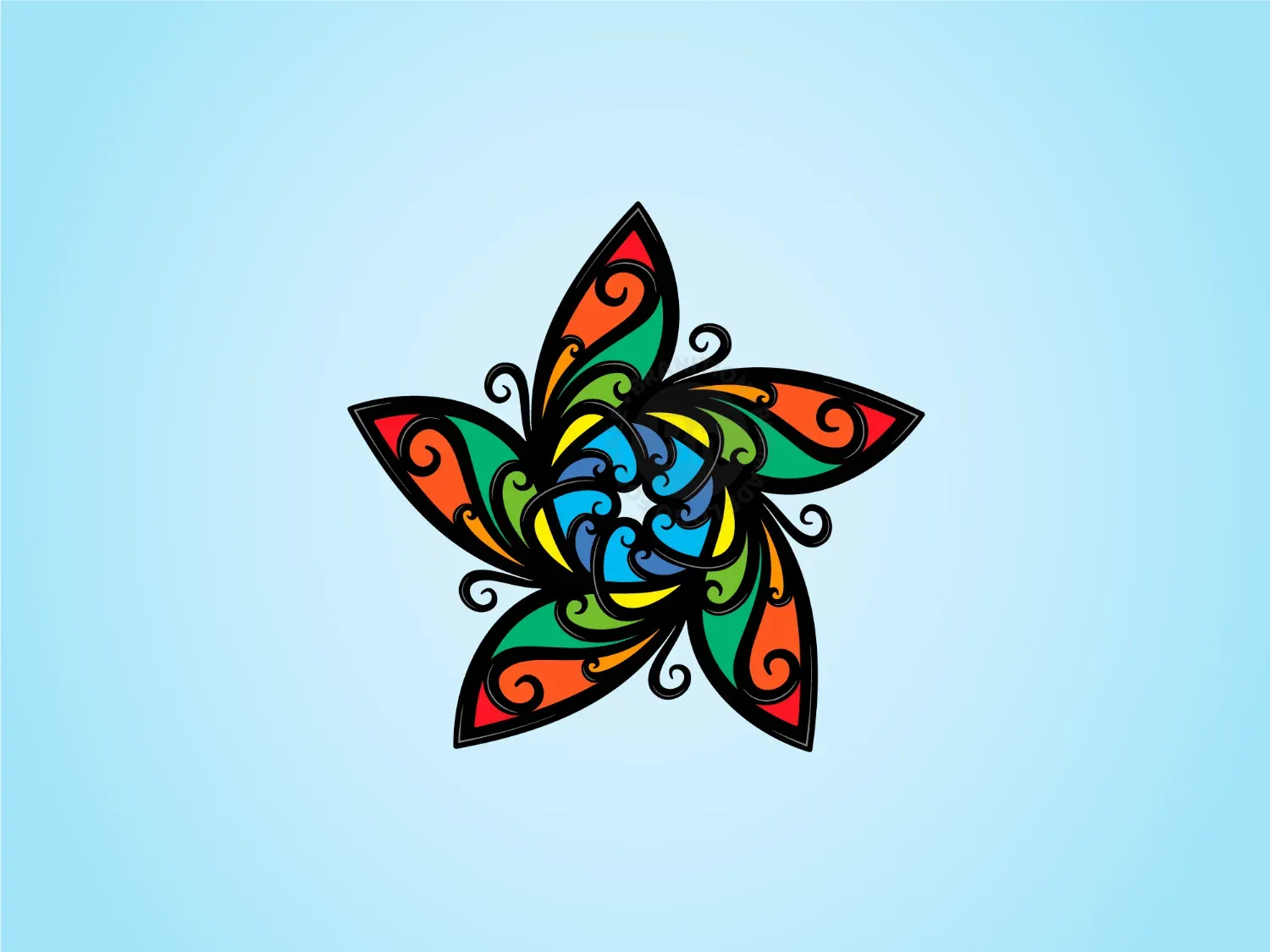 Star Flower Logo