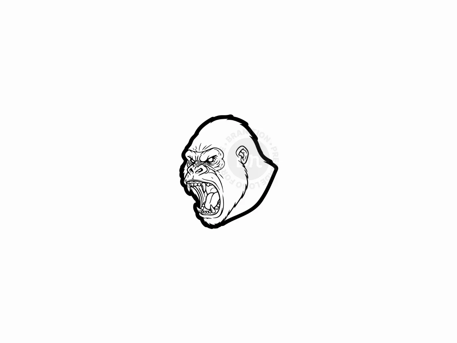 Gorilla Mascot Logo