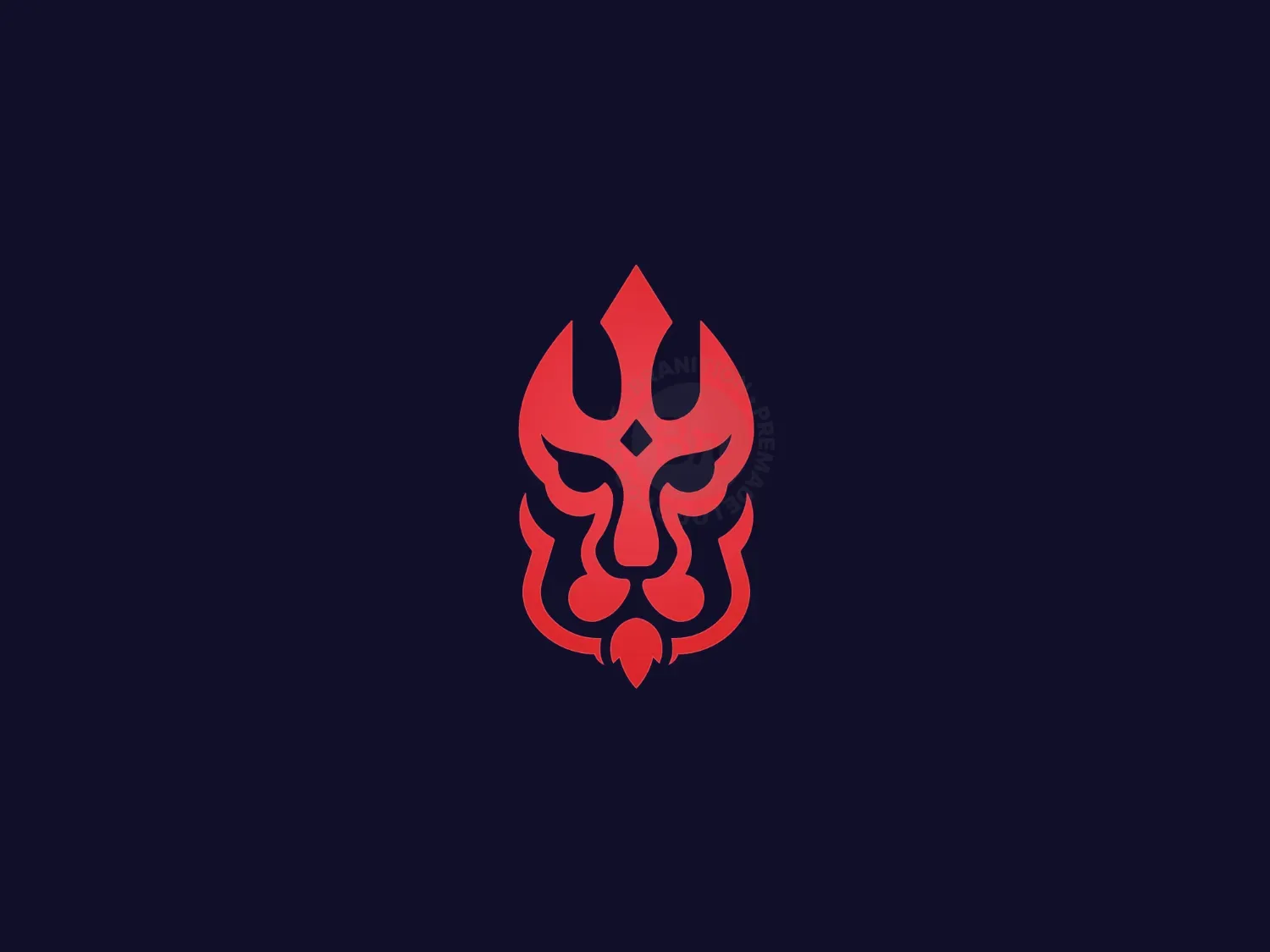 Flaming Lion Trident Logo
