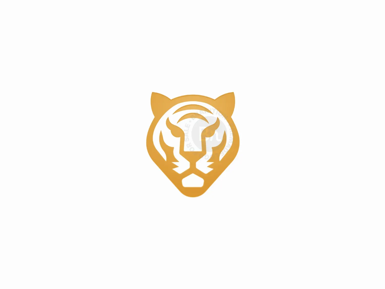 Modern Tiger Head Logo
