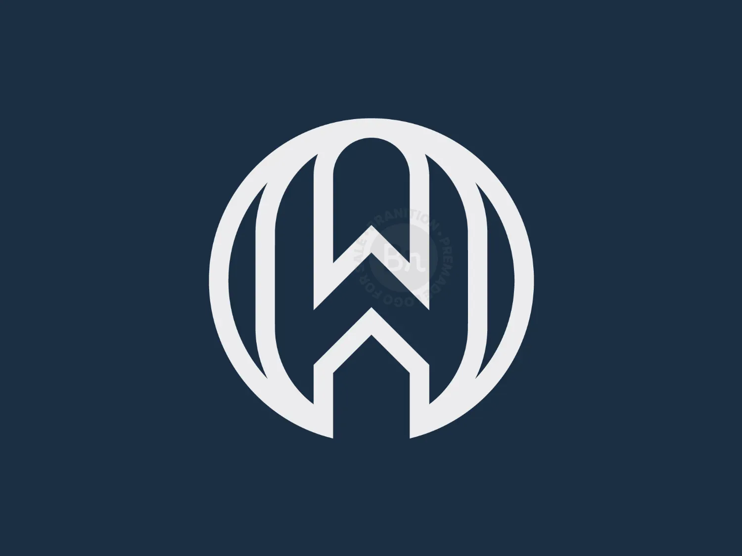 Modern Arrow Letter A Mark Logo