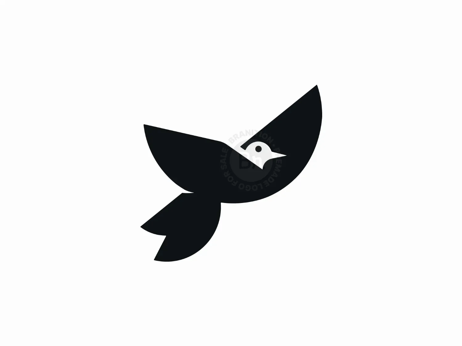 Abstract Bird Logo Geometric Bird Logo