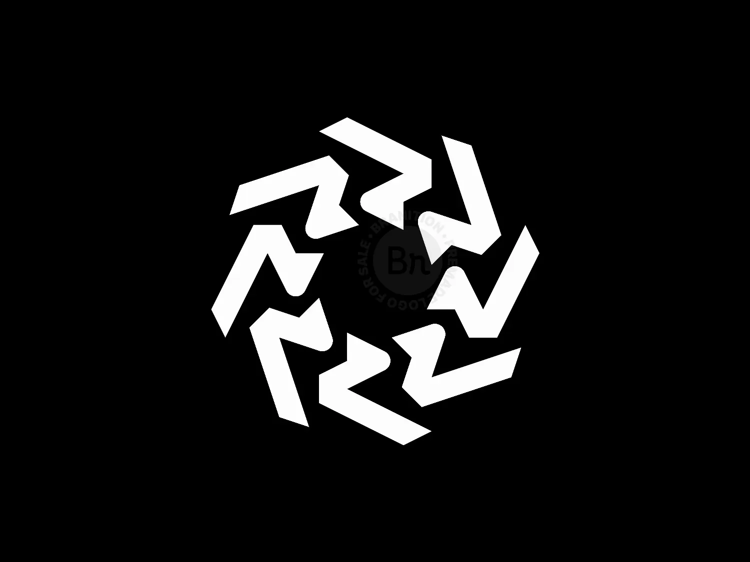 Abstract Letter R Logo Design