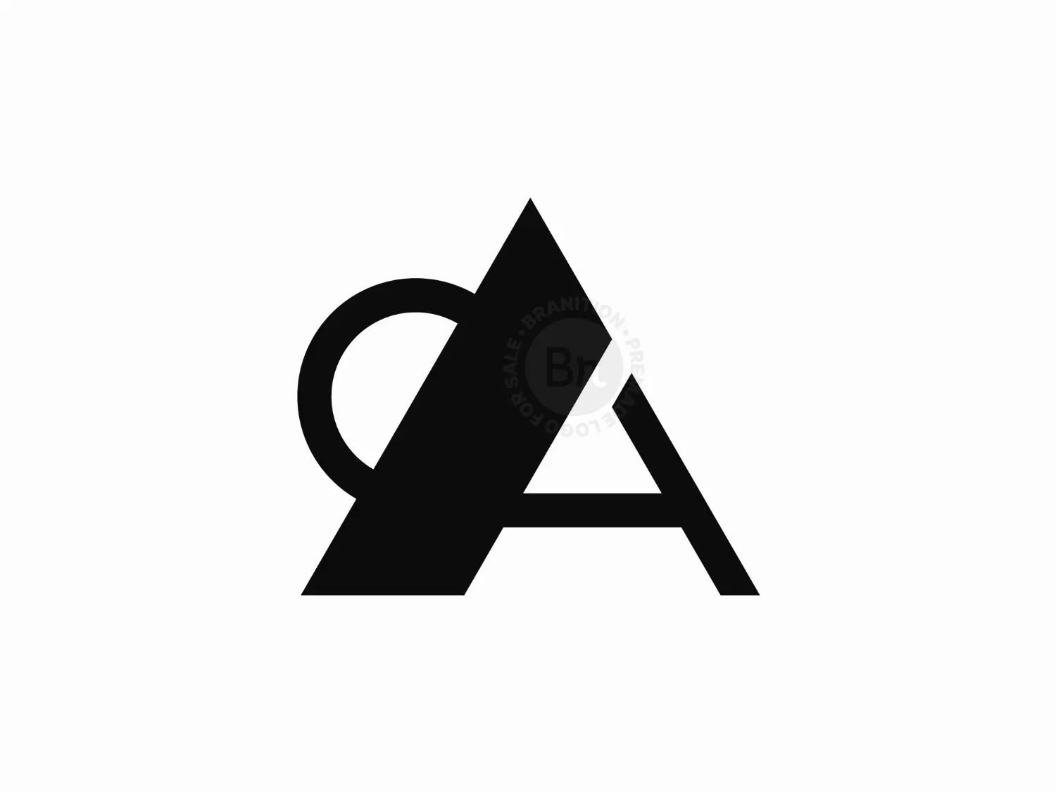 Minimalist Shopping Bag Letter A Mark Logo