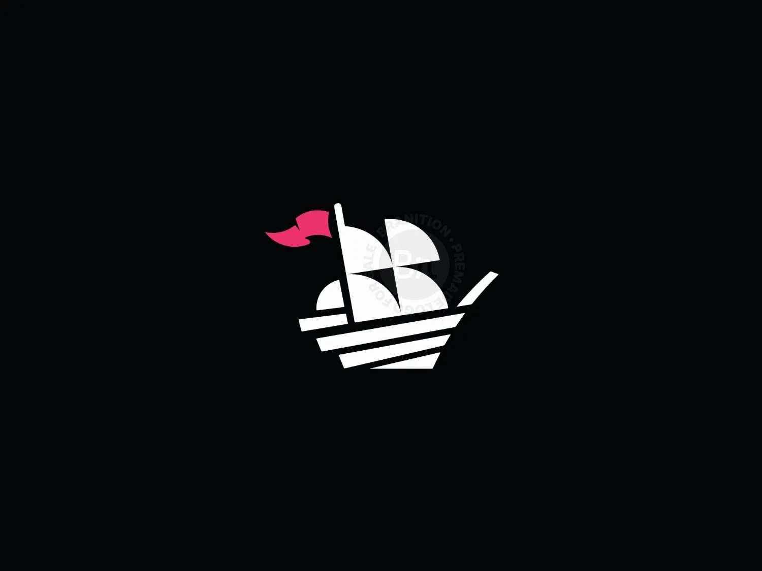 Minimalist Ship Logo