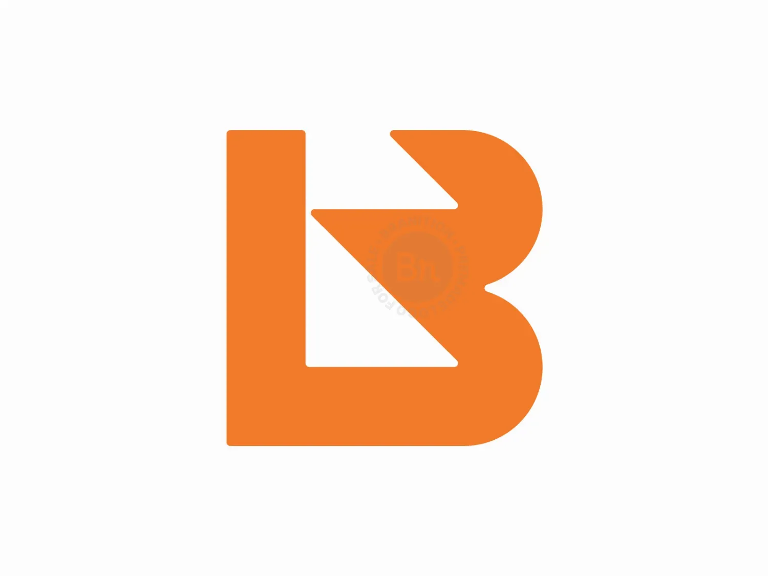 B Logo Design With Creative Arrow // For Sale