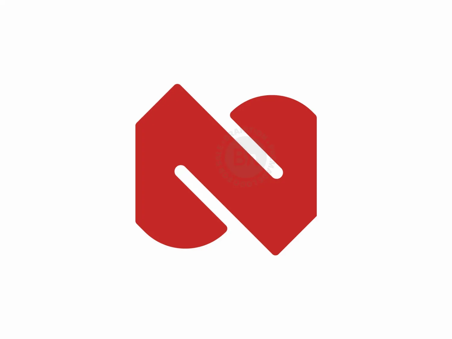 Minimal N Letter Logo // For Sale