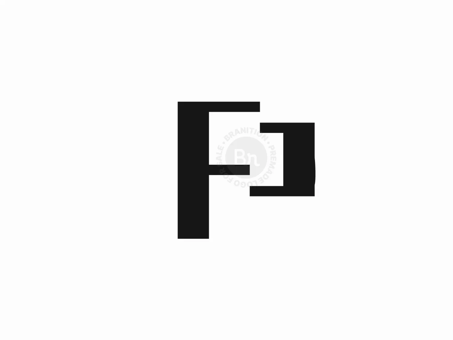 Letter FC Or CF Logo