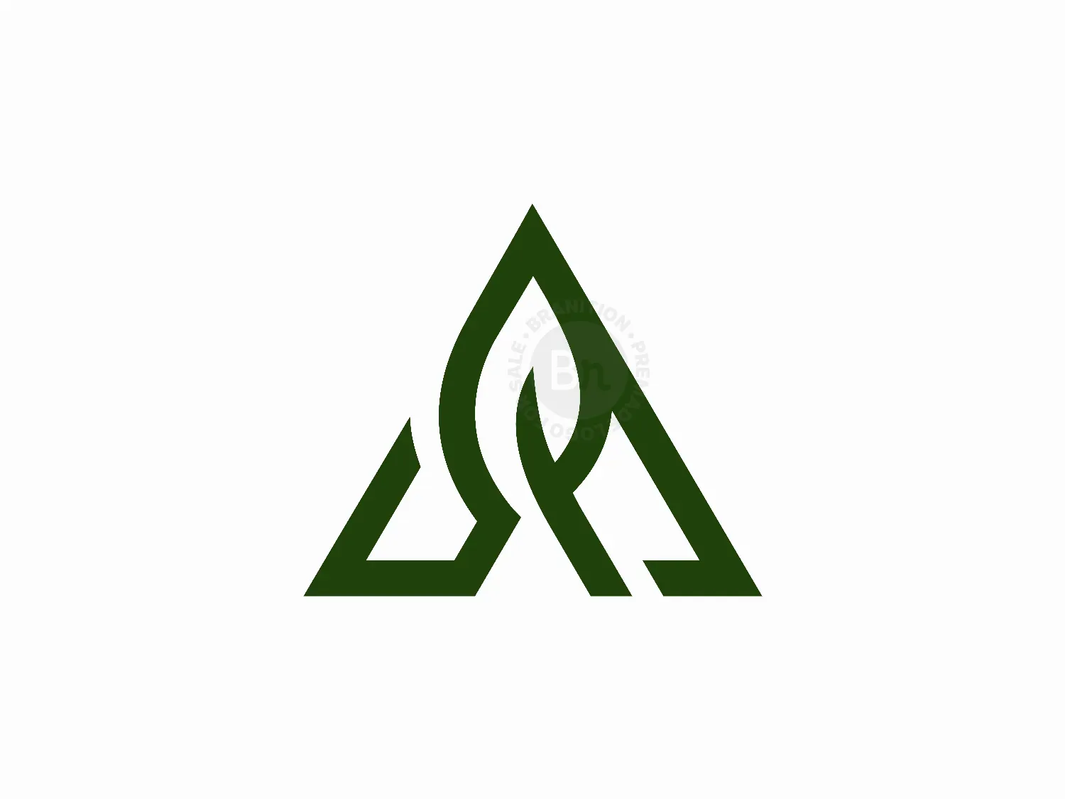Leaf Letter A Logo