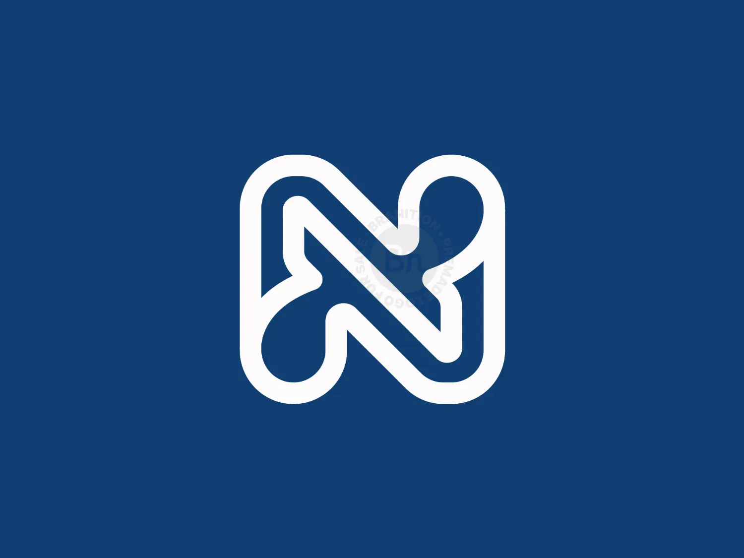 Stylish Letter N Logo