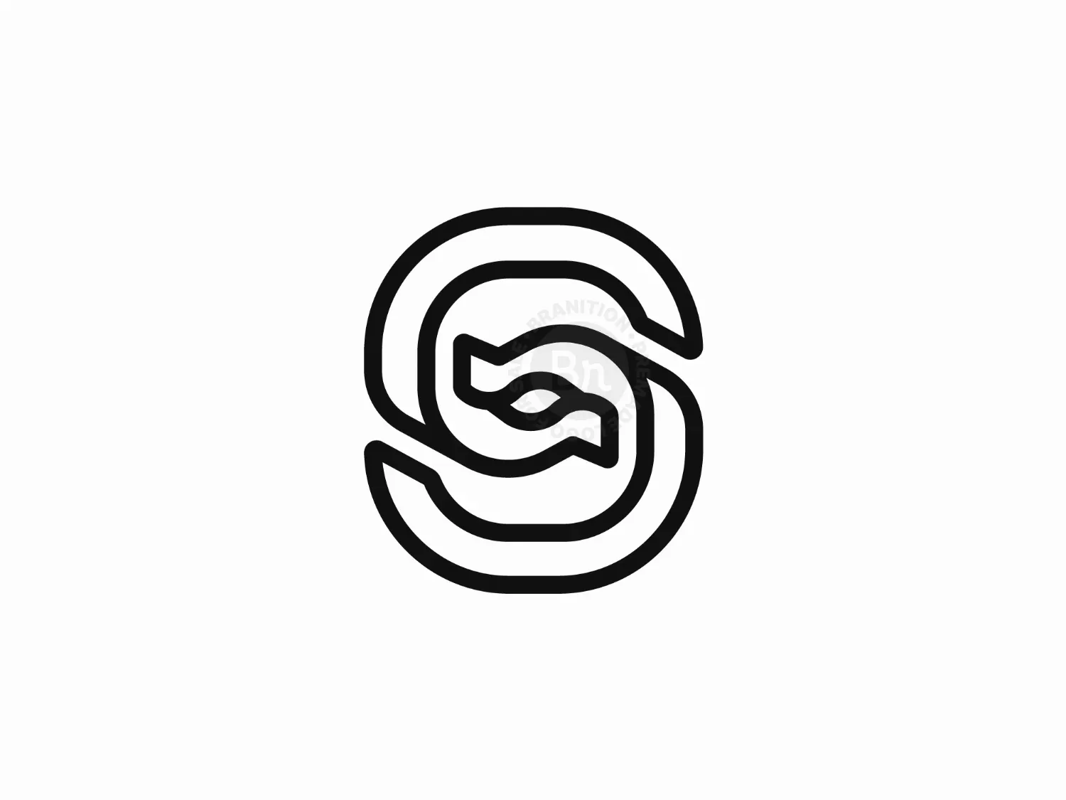 minimal s logo 54