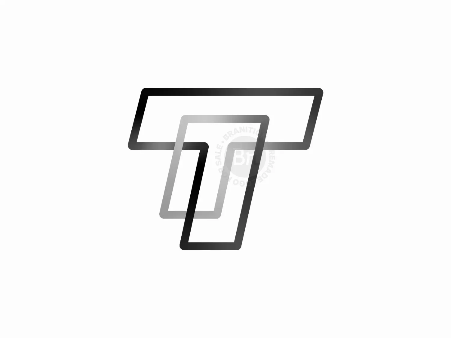 Minimal TT Logo For Modern Brands // For Sale
