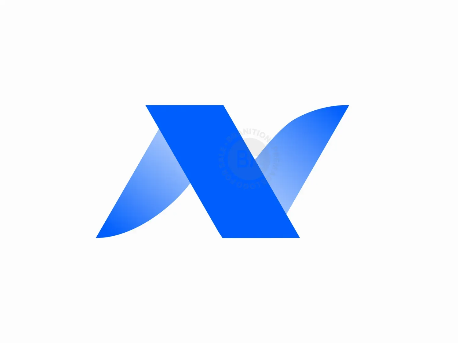 Modern Letter N Logo // For Sale