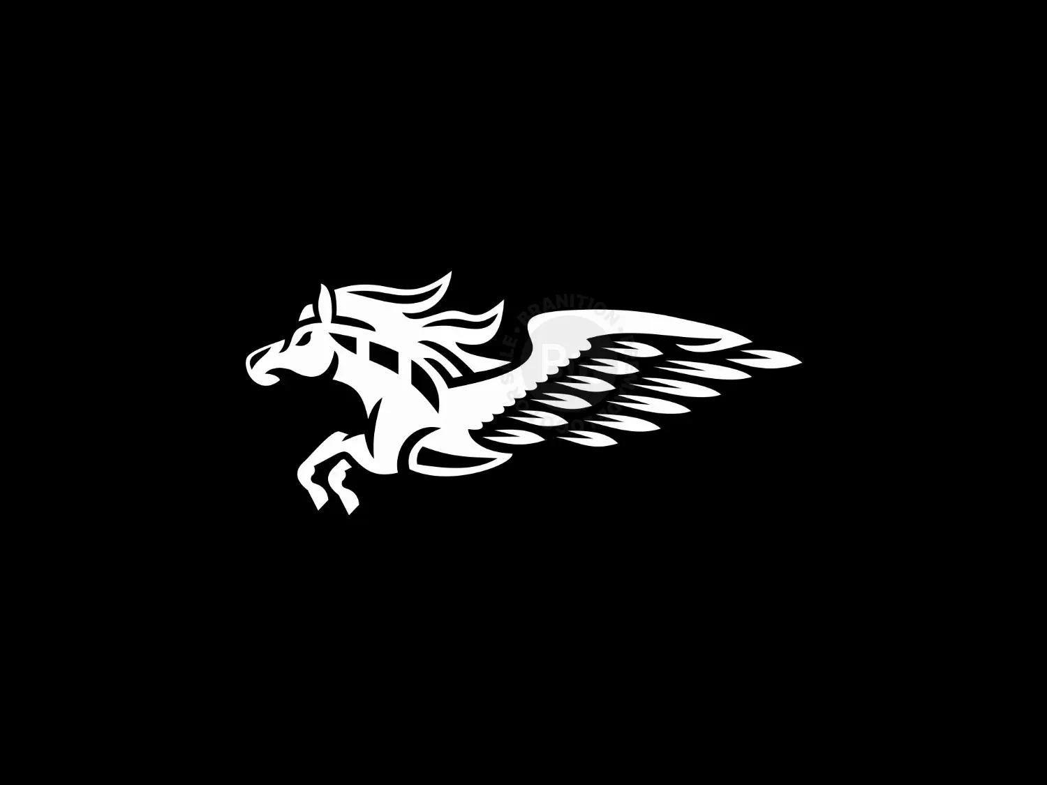 Pegasus Simple Logo