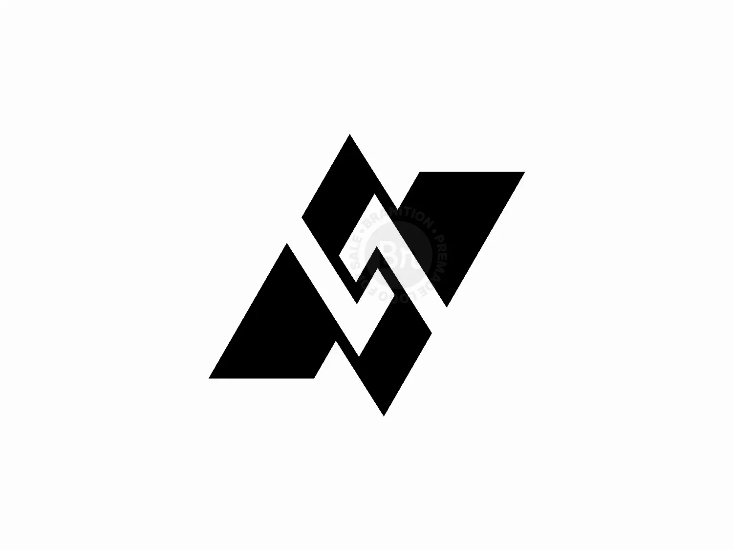 Letter NL Initial LN Monogram Logo