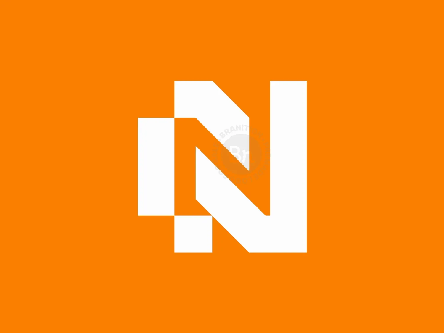 The Interlocked N Logo Design