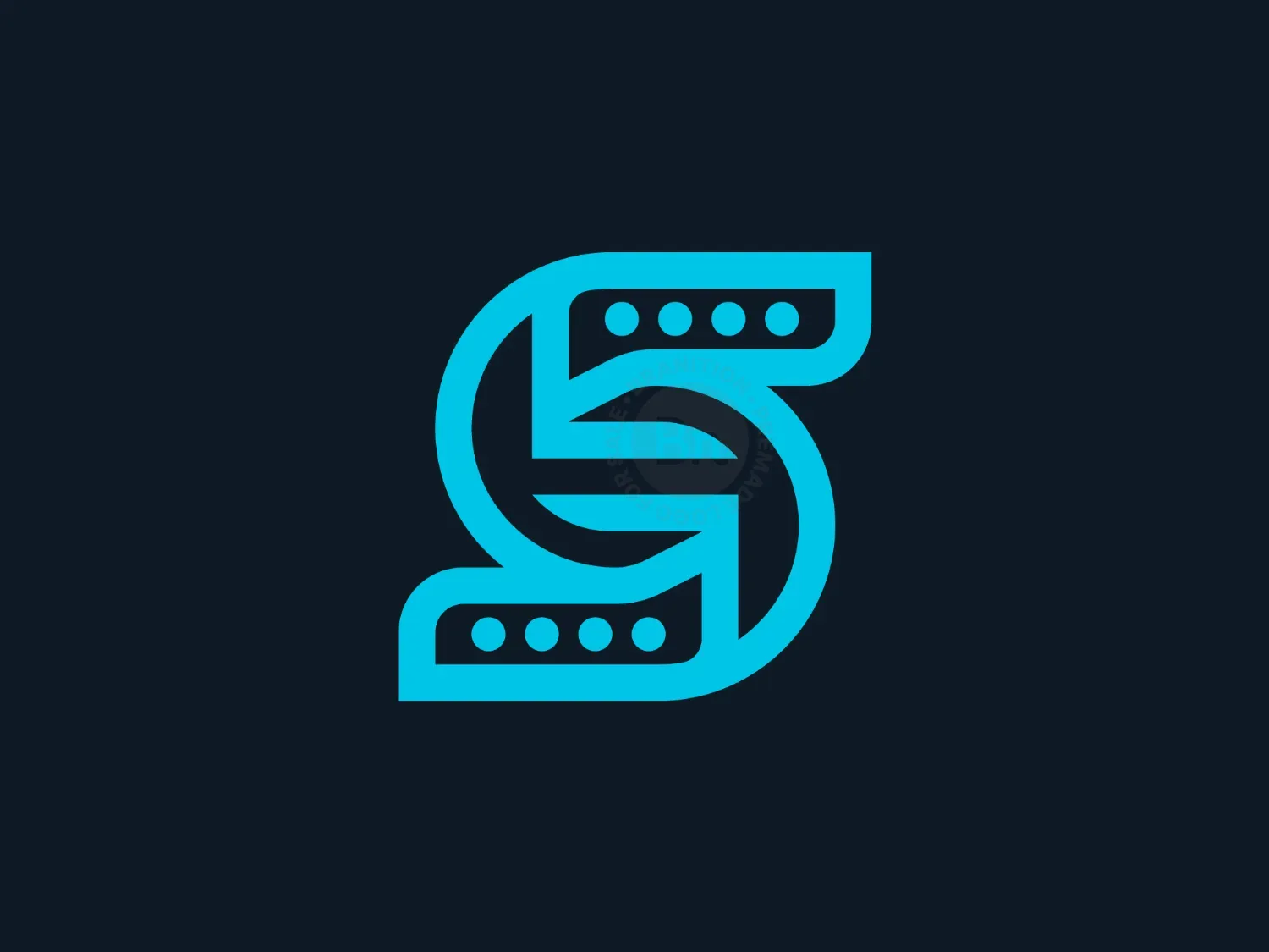 Letter S Chat Logo