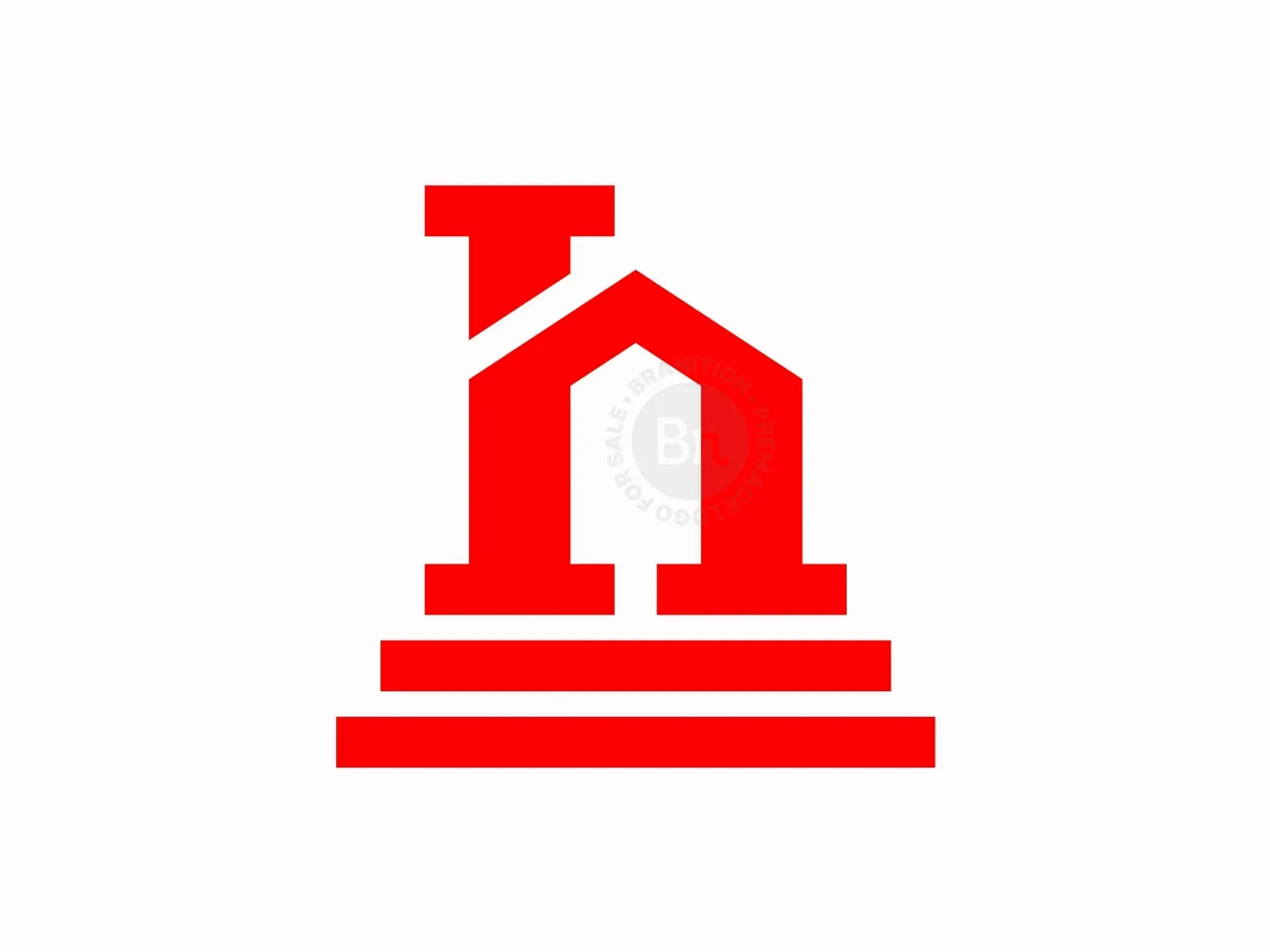 letter h building logo 2