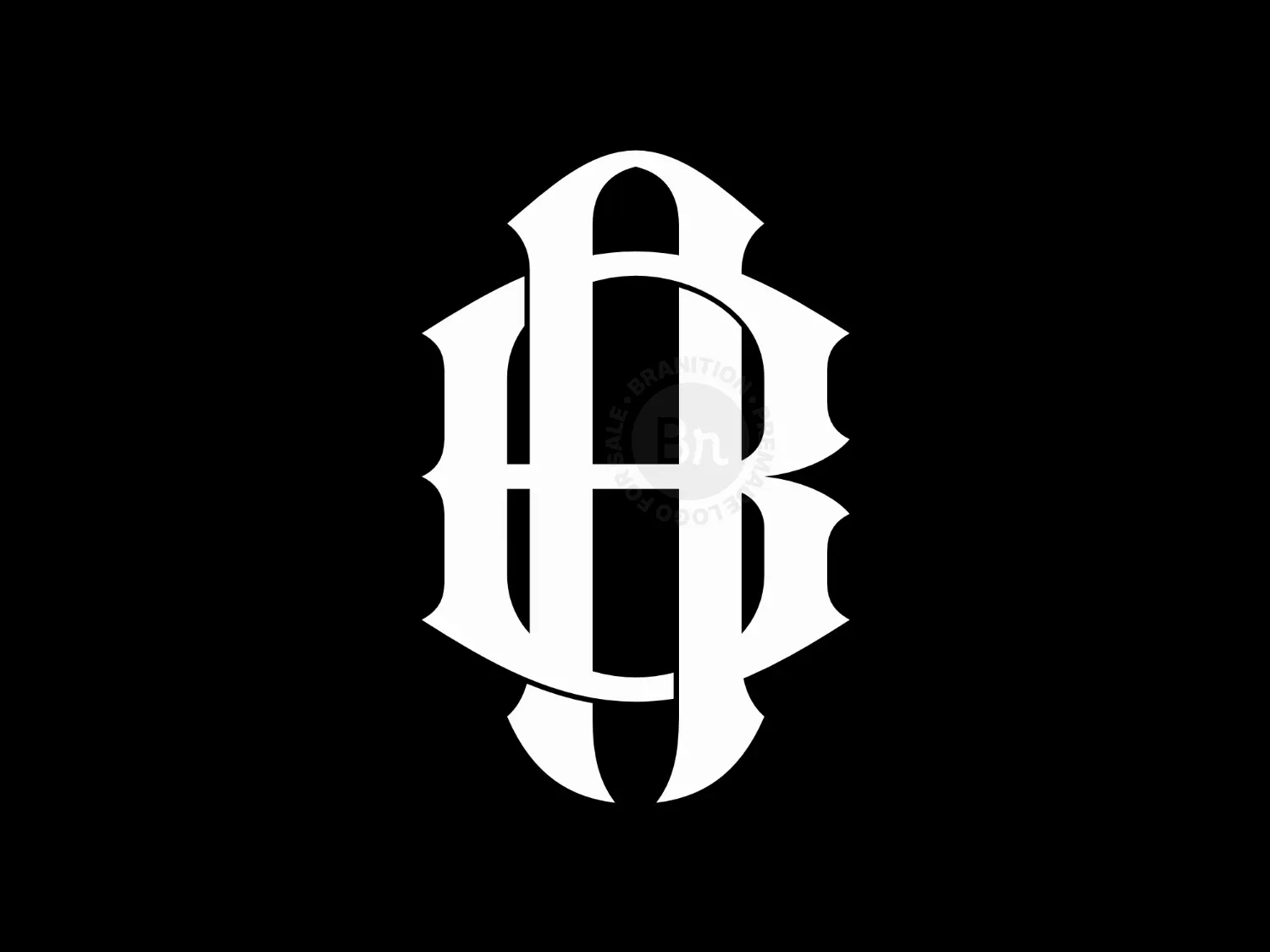 Elegant Monogram AB Logo