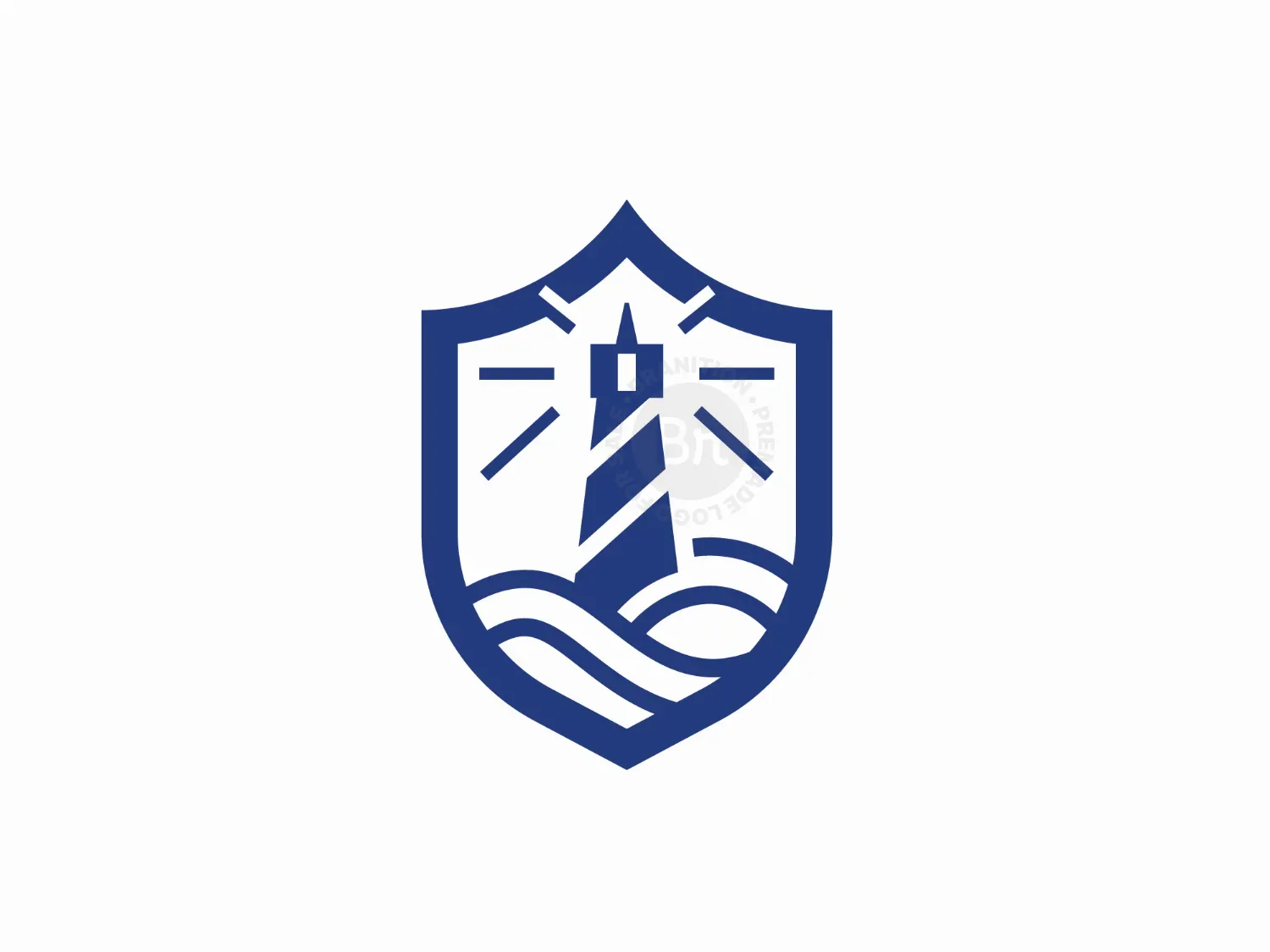 Shield Lighthouse Logo