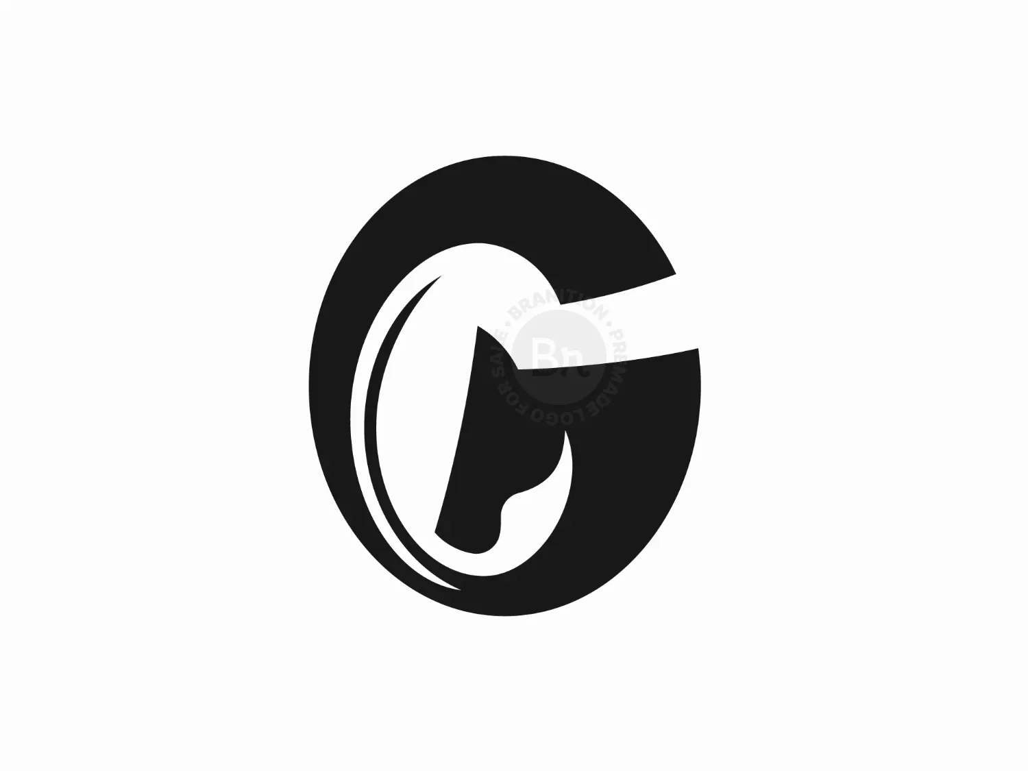 Letter G Horse Logo
