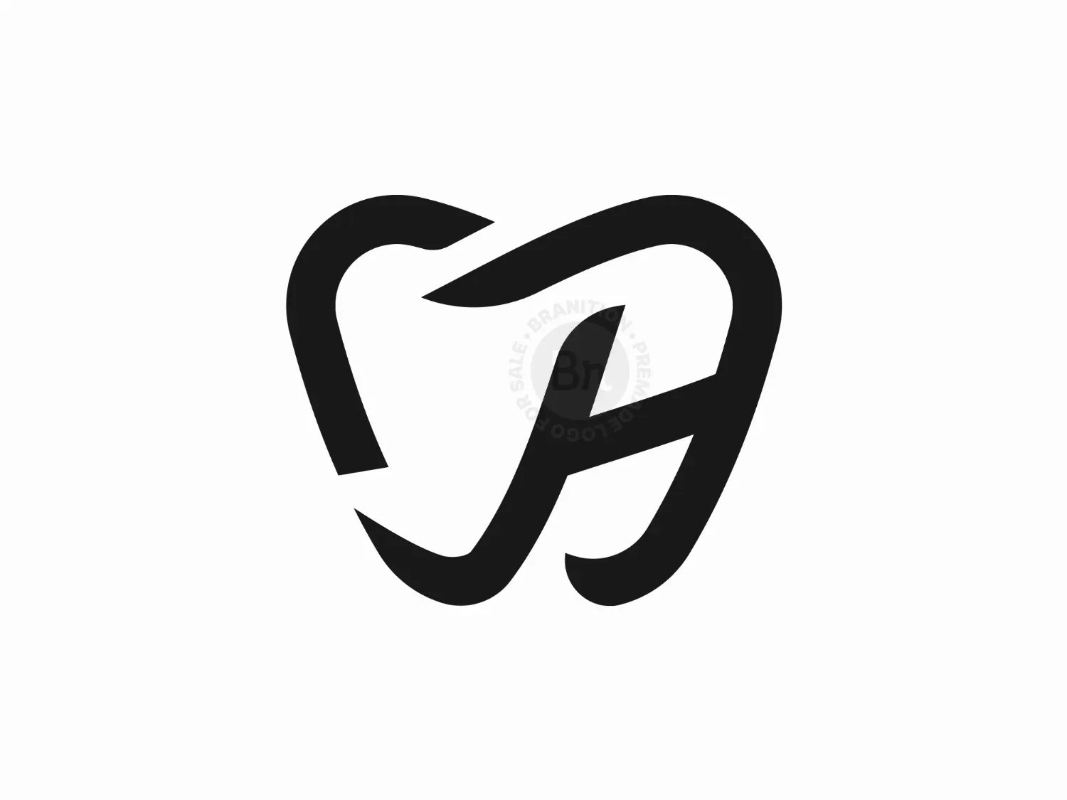 Letter H Dental Logo