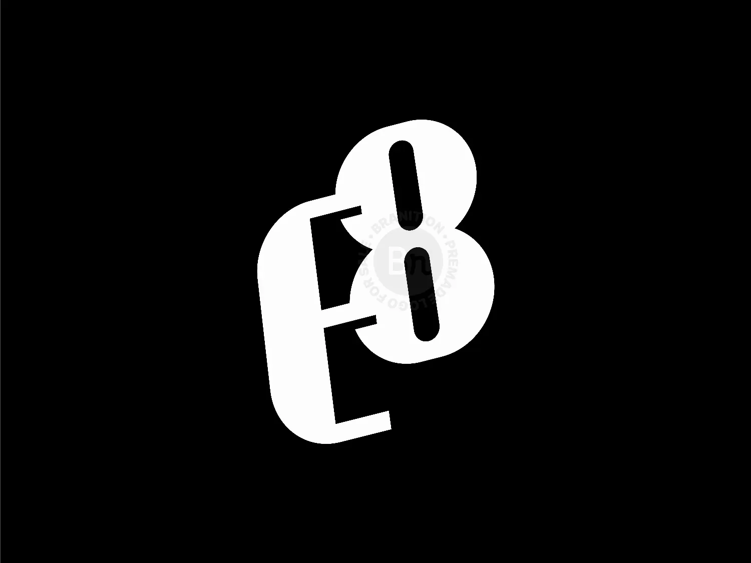 Letter E8 Number 8E Monogram Identity Logo