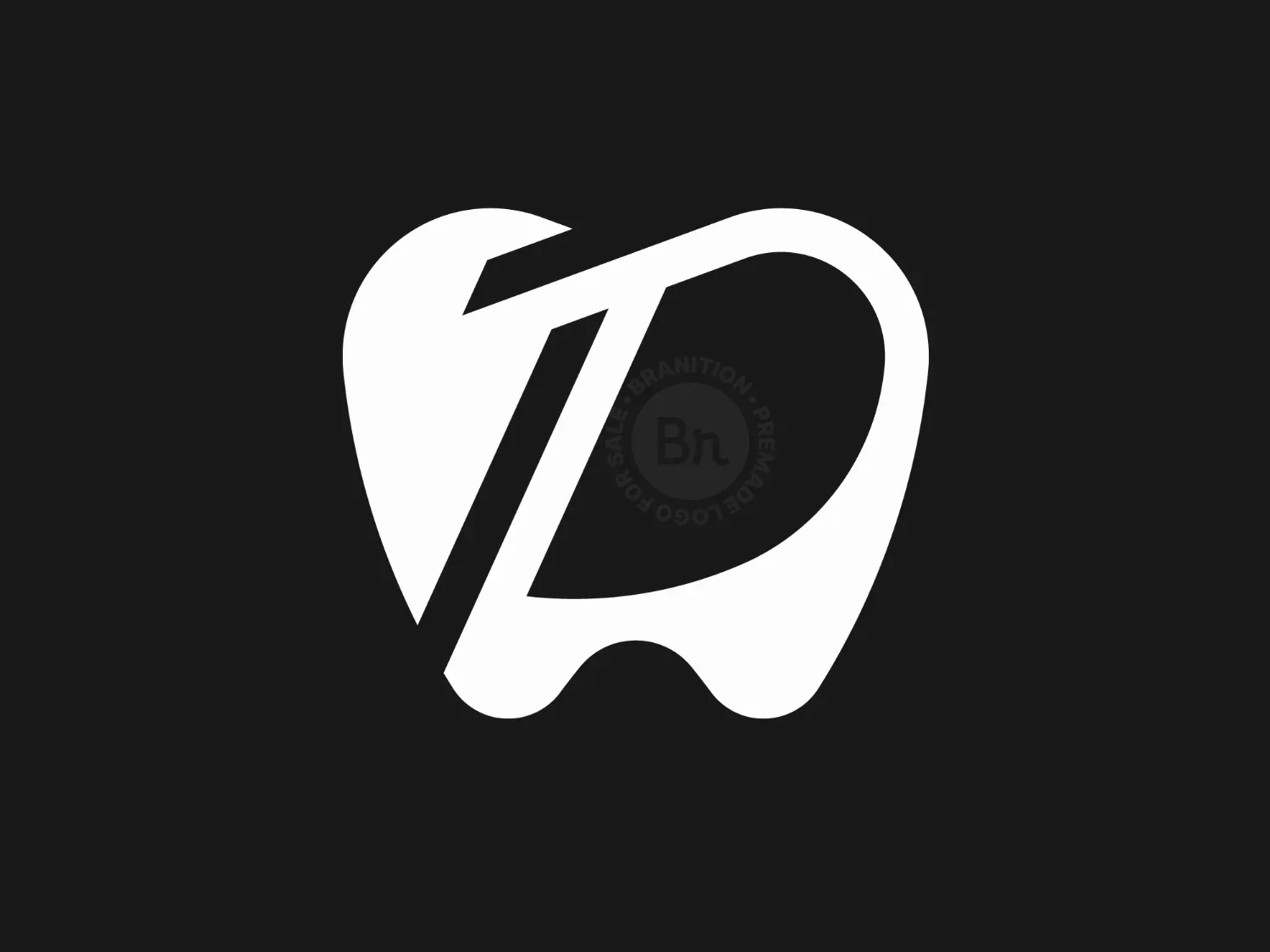 Letter D Dental Logo