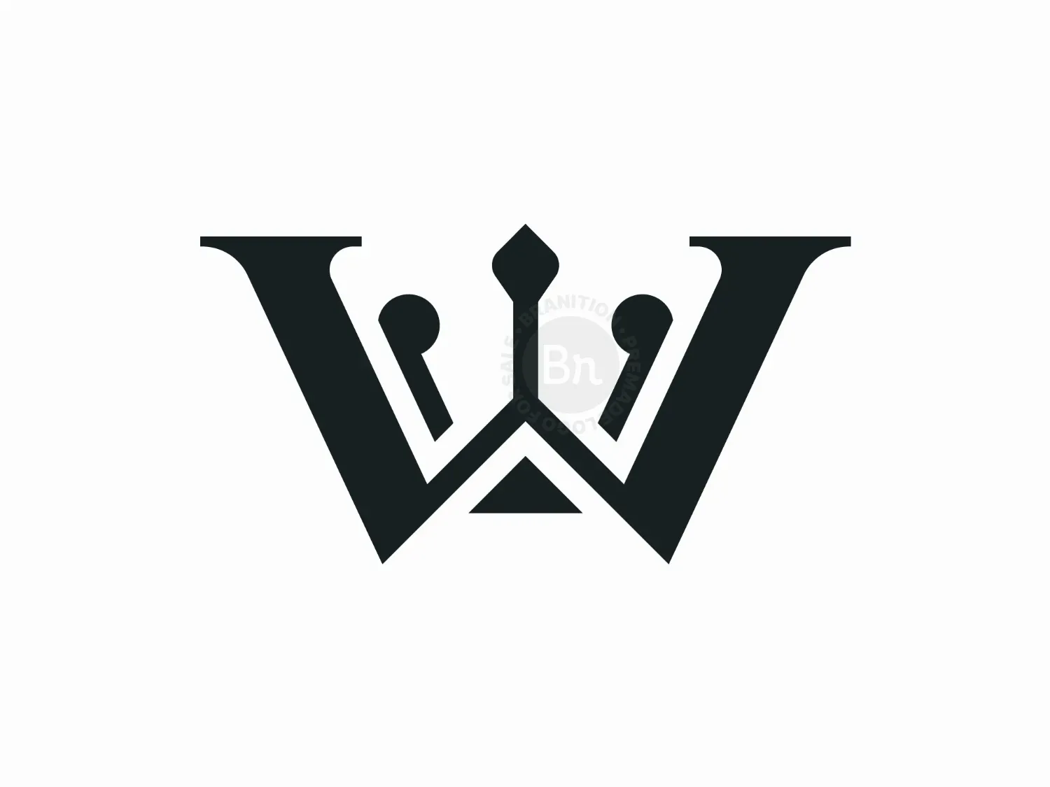Letter W Crown Logo
