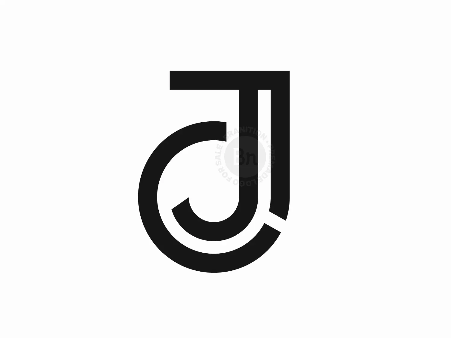 Letter JC Or CJ Logo