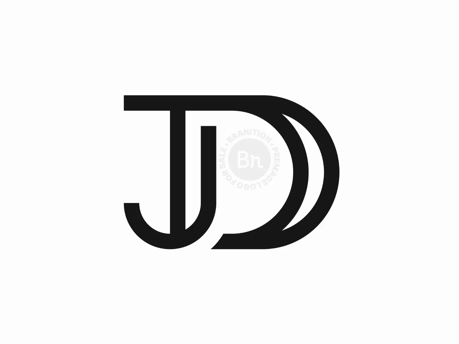 Letter JD Or DJ Logo
