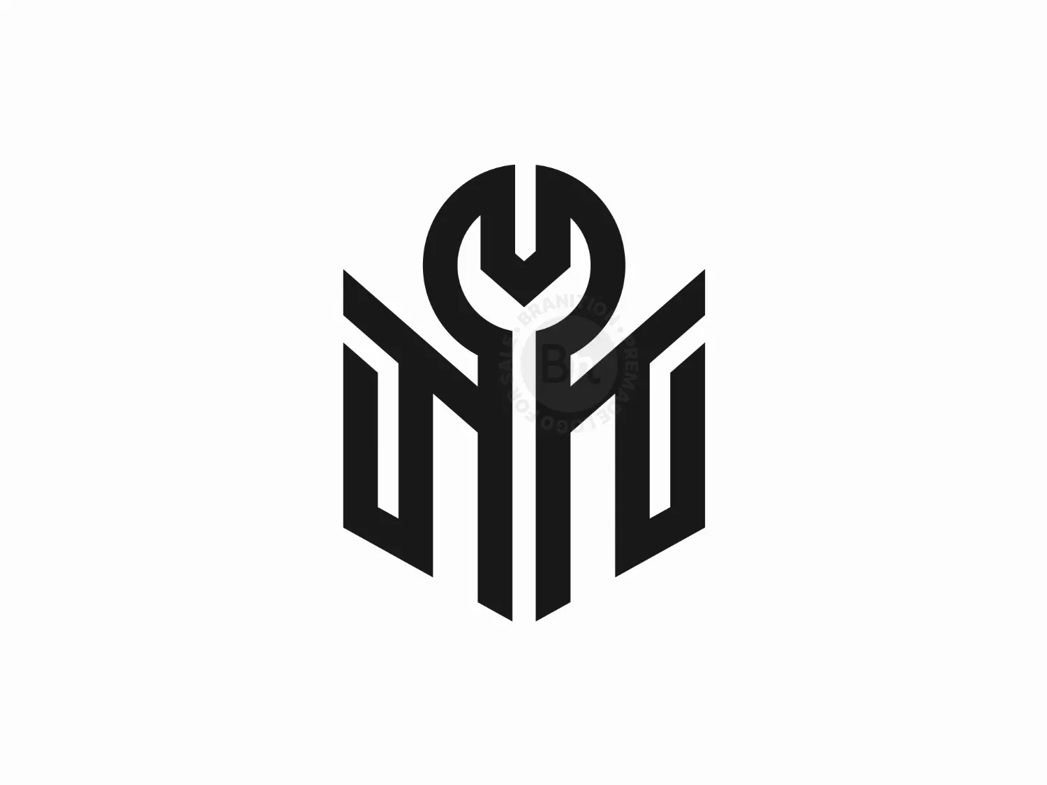 Letter M Repair Logo