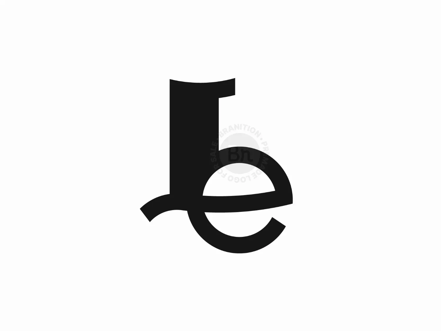 Letter LE Or El Logo