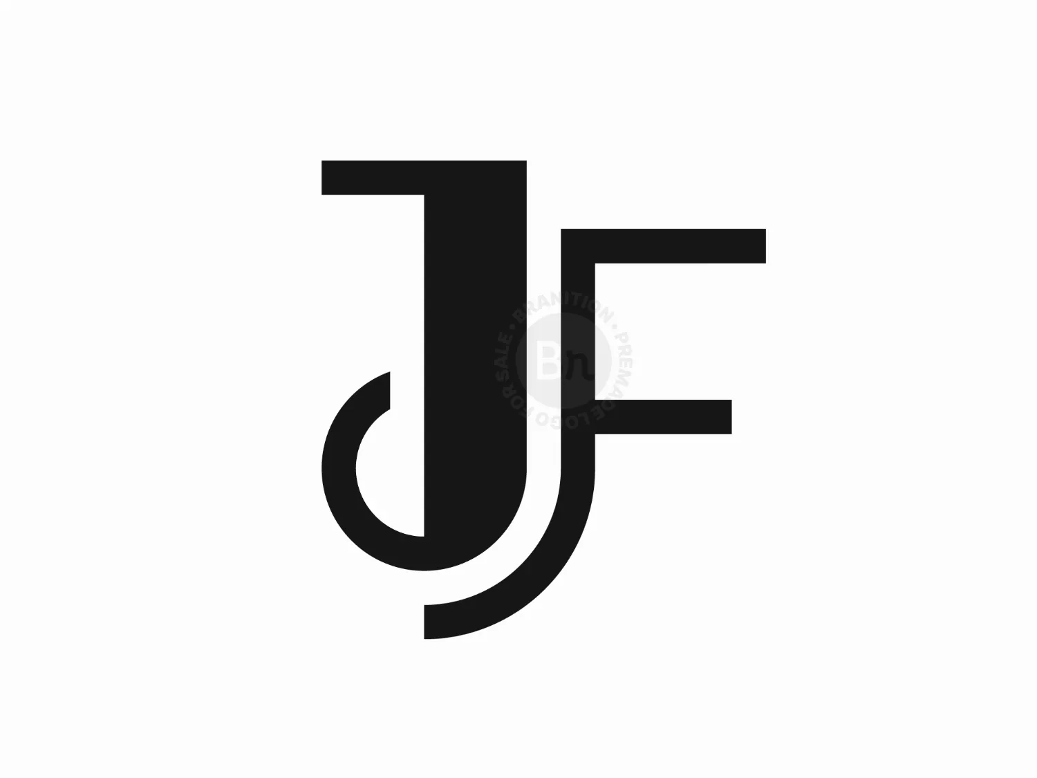Letter JF Or FJ Logo