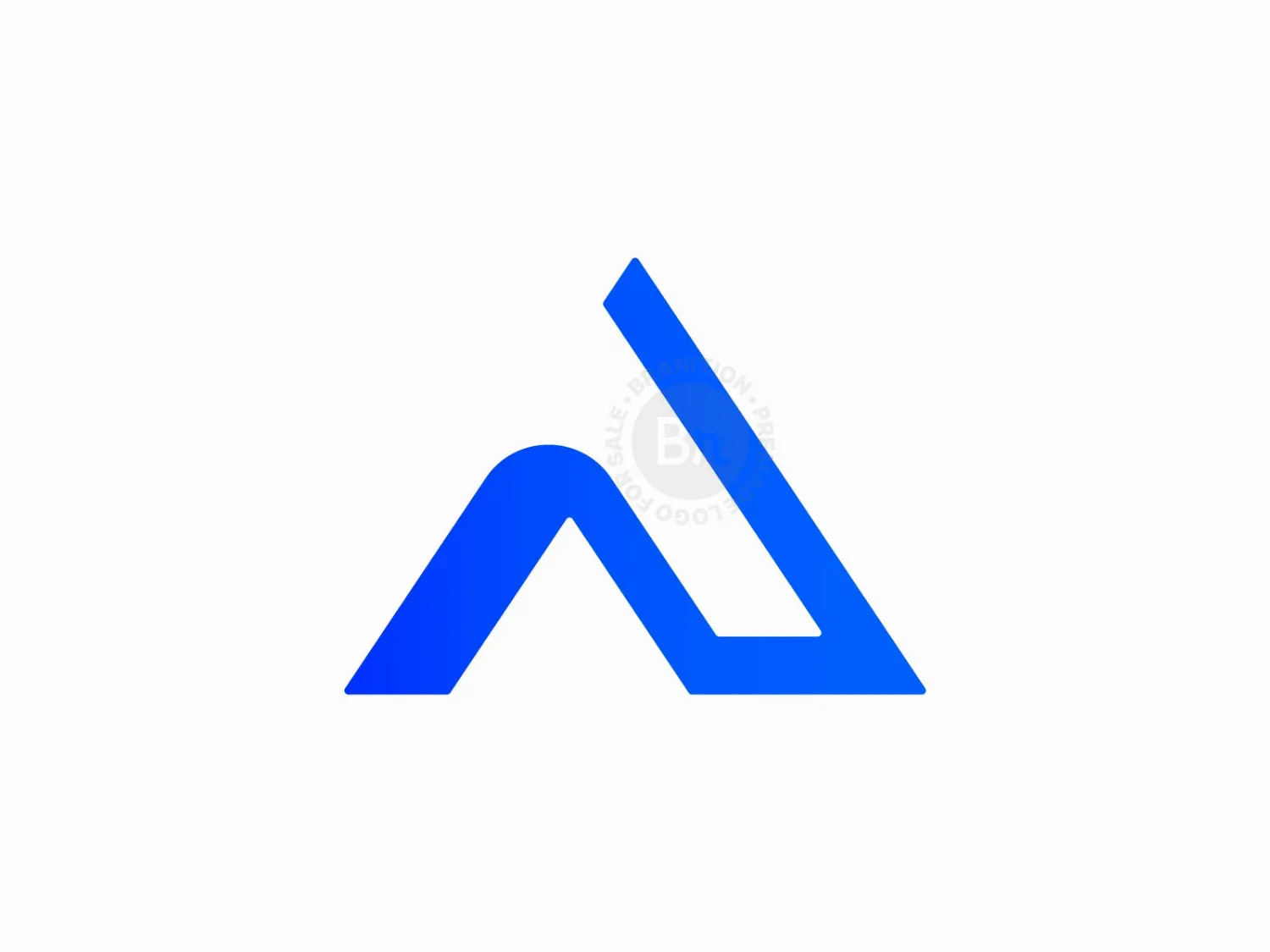 Futuristic A Letter Logo Concept // For Sale