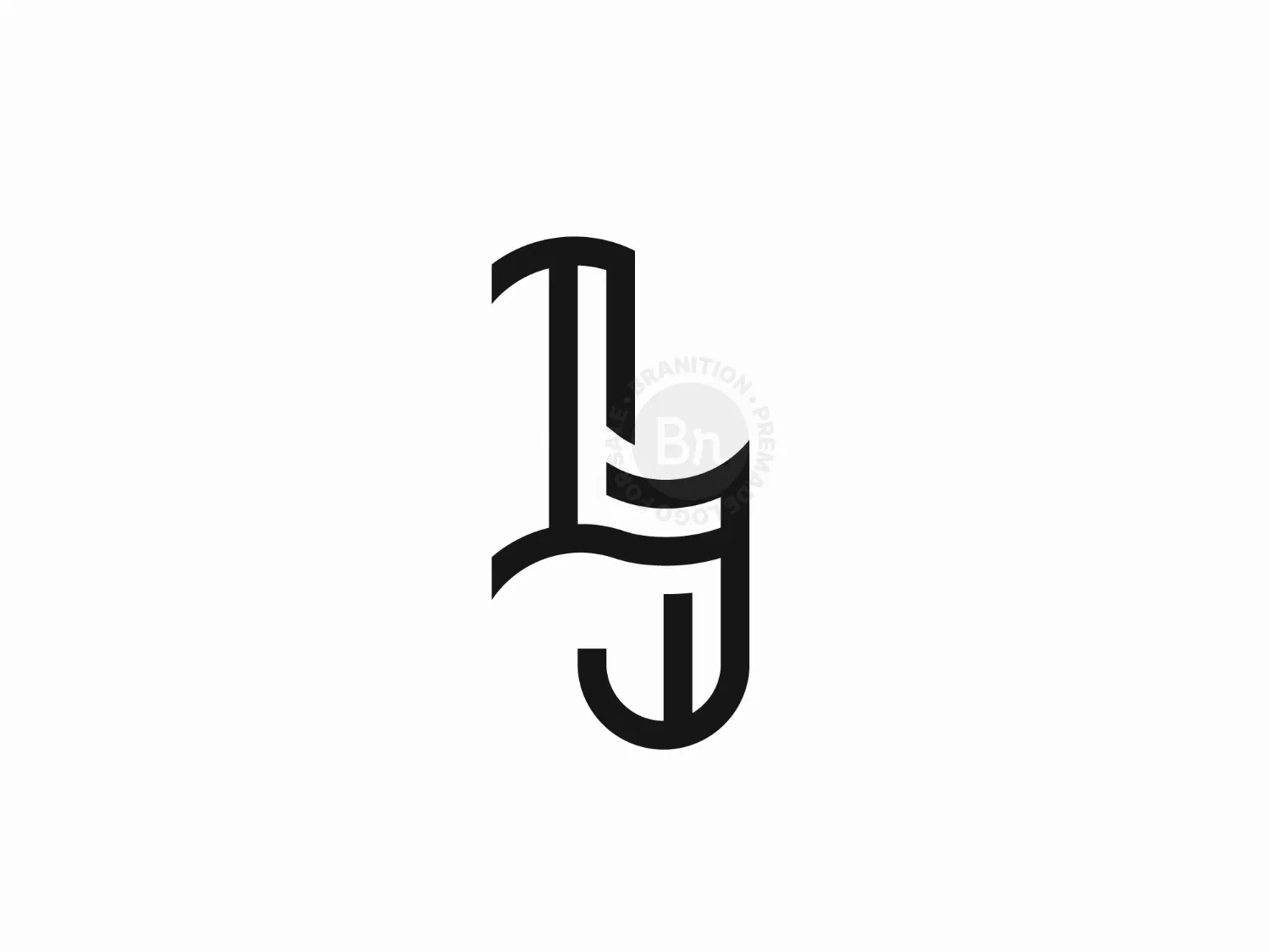 Letter LJ Or JL Logo