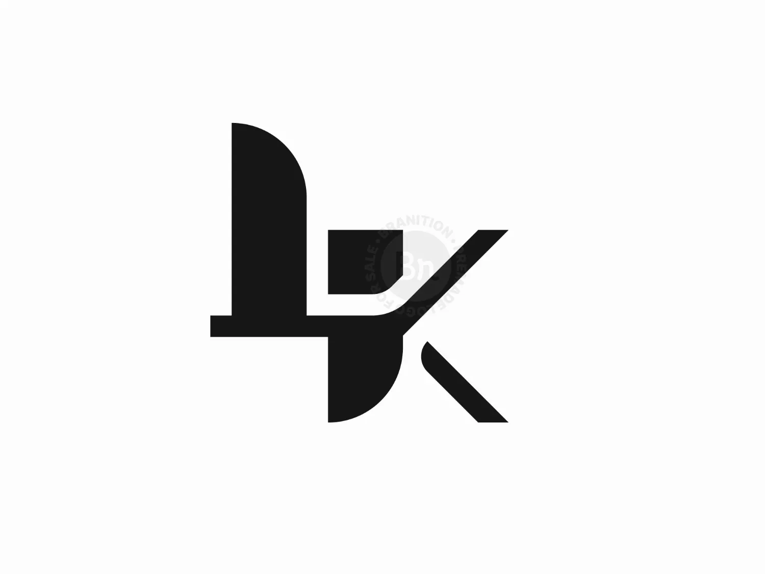 Letter LK Or KL Logo