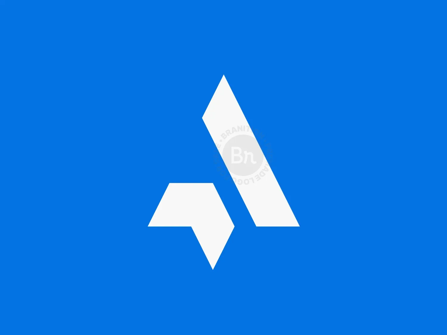 Modern Geometric Letter A Arrow Growth Logo