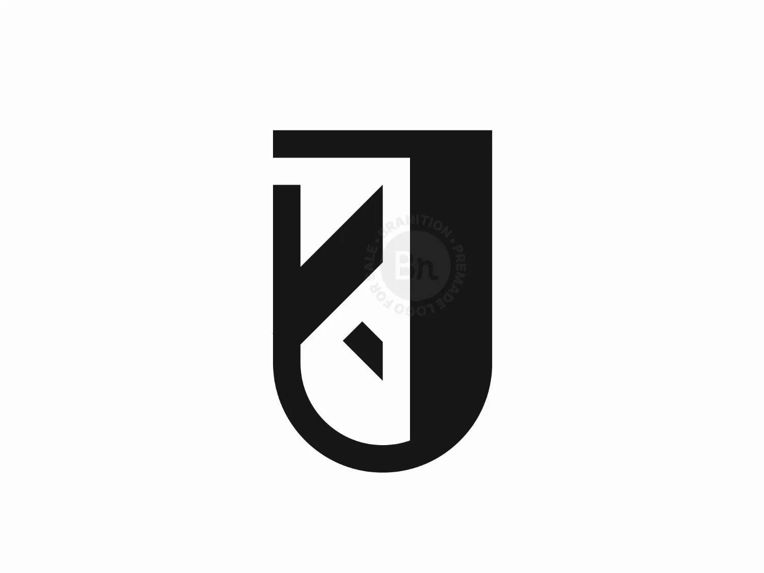 Letter JK Or KJ Logo