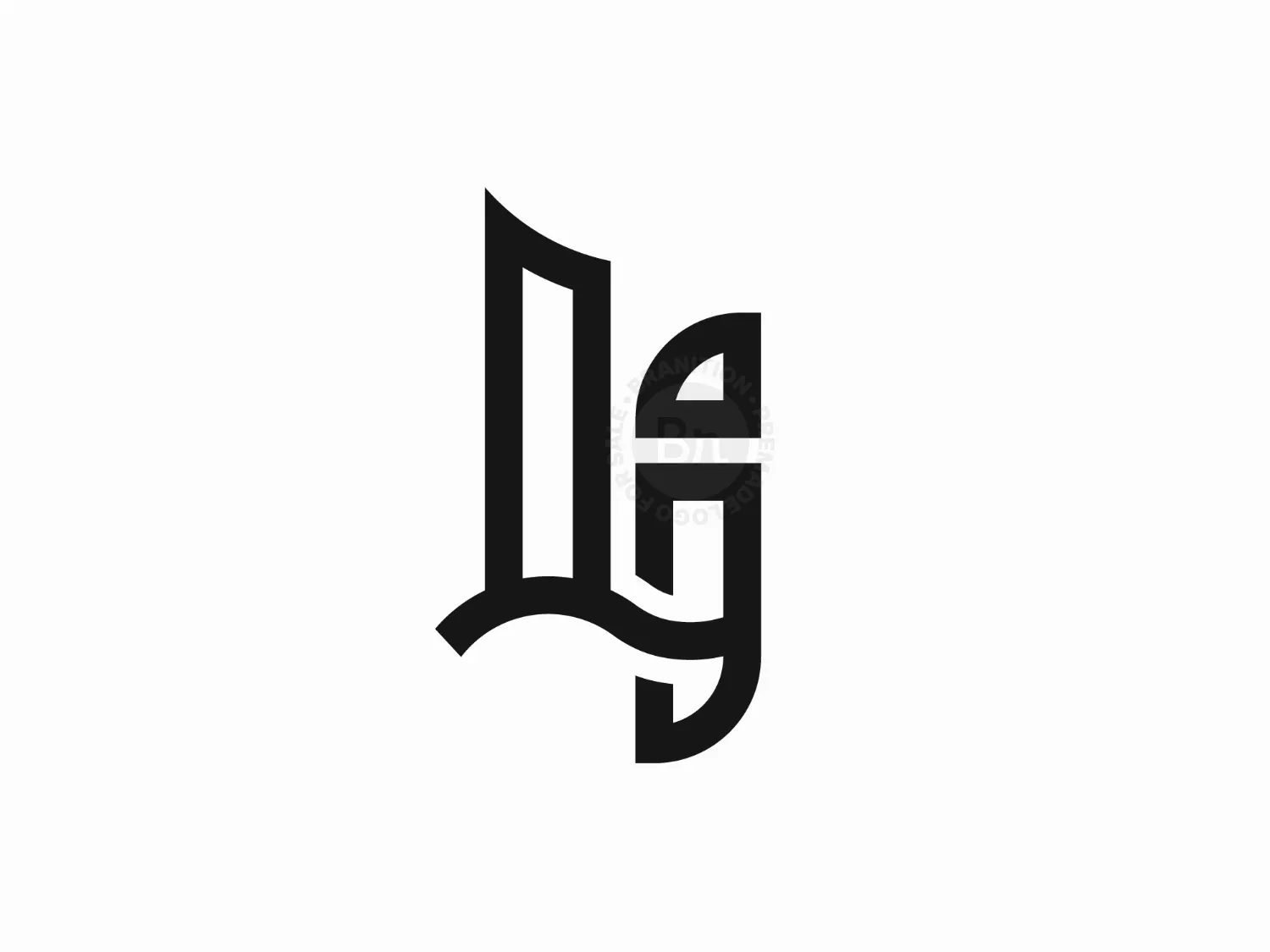 Letter LI Or IL Logo
