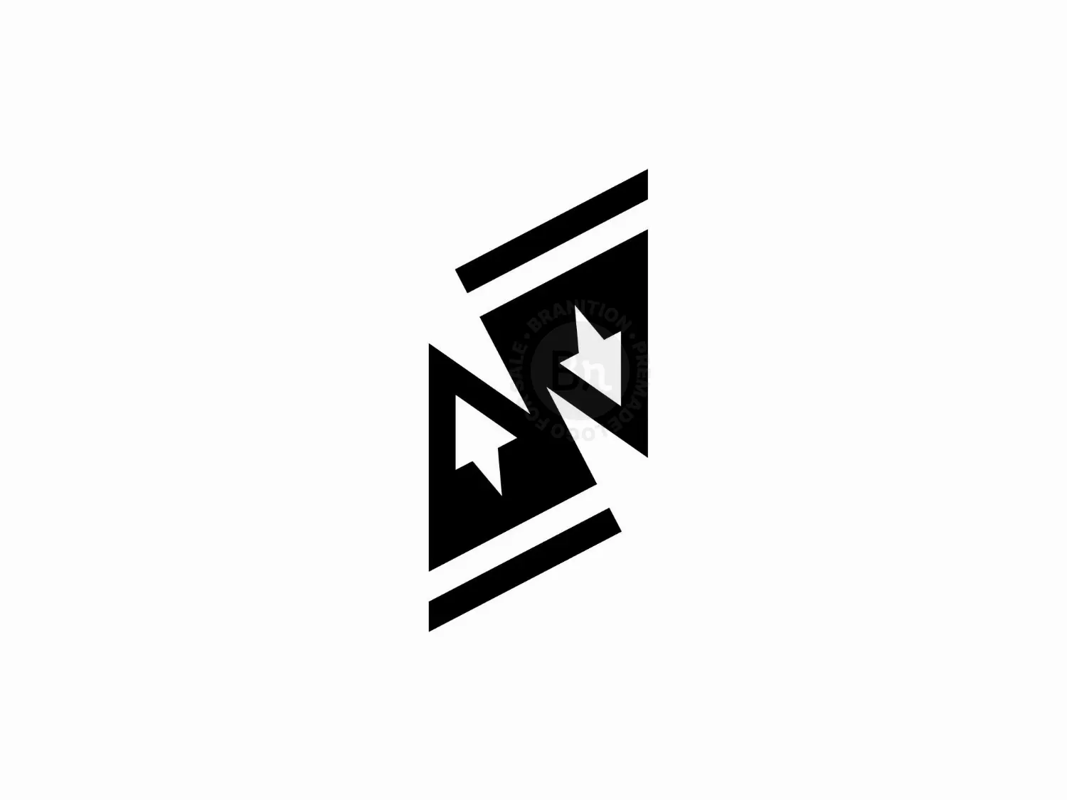 Letter Z Mountain Logo