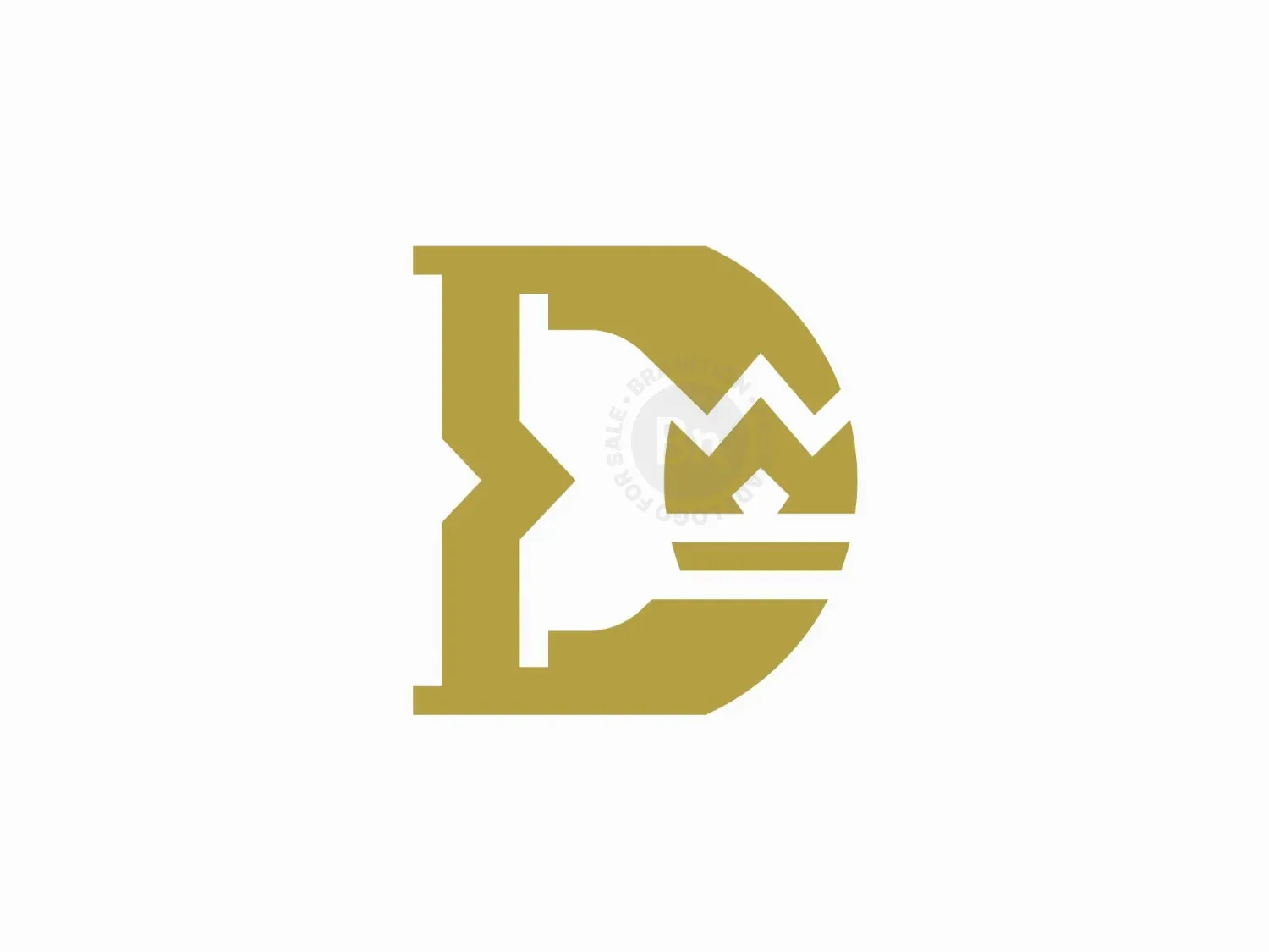 Letter D Crown Logo