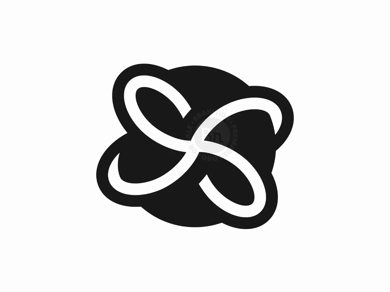 Letter S Planet Logo